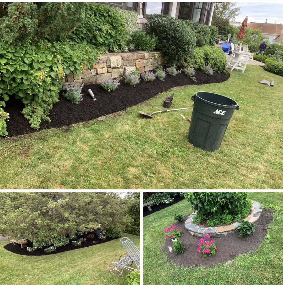 Mulch bed installation
