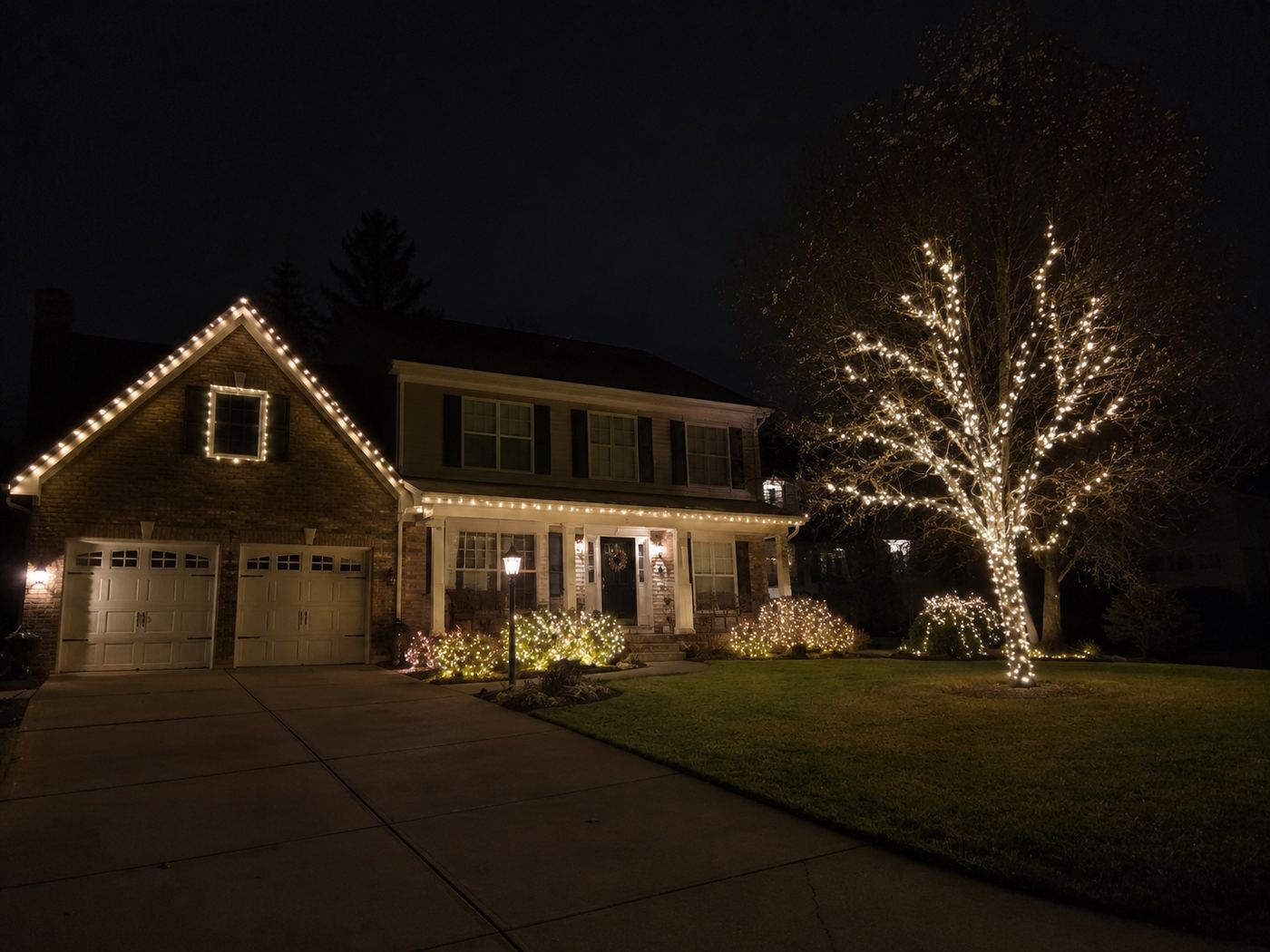 Landscape and holiday lighting project